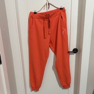 Kangol Orange Jogger Pants NWT